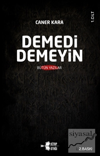 Demedi Demeyin (2 Cilt Takım) Caner Kara
