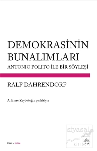 Demokrasinin Bunalımları Ralf Dahrendorf