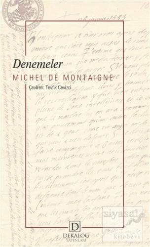 Denemeler (Cep Boy) Michel de Montaigne