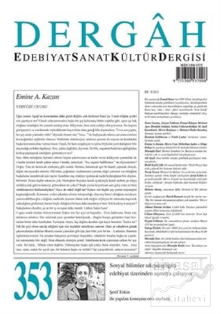 Dergah Edebiyat Sanat Kültür Dergisi Sayı: 353 Temmuz 2019 Kolektif