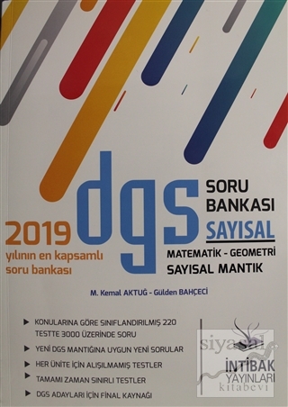 DGS - Sayısal Soru Bankası M. Kemal Aktuğ