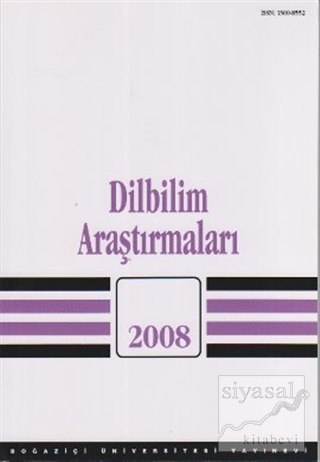 Dilbilim Araştırmaları 2008 Kolektif