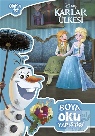 Disney Karlar Ülkesi - Olaf'ın İşi Boya Oku Yapıştır Kolektif