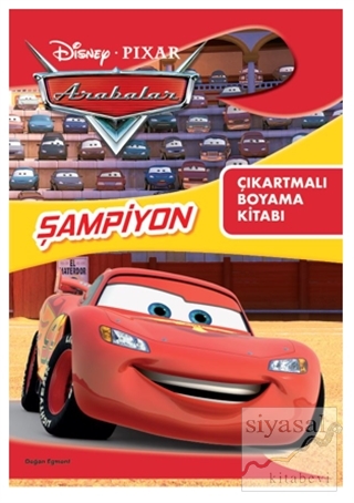 Disney Pixar Arabalar Şampiyon Çıkartmalı Boyama Kitabı Kolektif