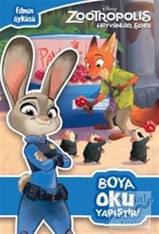 Disney Zootropolis Hayvanlar Şehri - Boya Oku Yapıştır! Kolektif