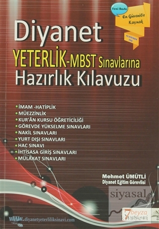 Diyanet Yeterlik - MBST Sınavlarına Hazırlık Kılavuzu Mehmet Ümitli