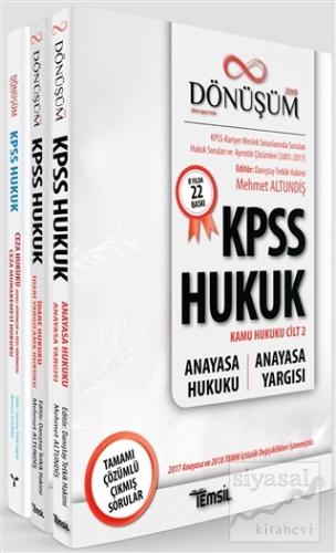 Dönüşüm KPSS Hukuk Seti (3 Kitap Takım) Mehmet Altundiş