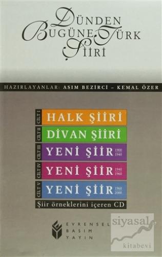 Dünden Bugüne Türk Şiiri 5 Cilt Takım Şiir Örneklerini İçeren CD Asım 
