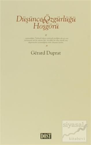 Düşünce Özgürlüğü ve Hoşgörü Gerard Duprat