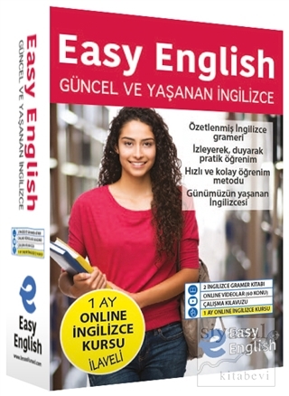 Easy English Güncel ve Yaşanan İngilizce Eğitim Seti (Ciltli) Kolektif