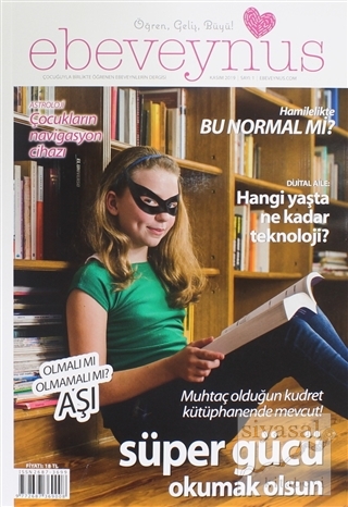Ebeveynus Dergisi Sayı: 1 Kasım 2019 Halime Sürek Kahveci