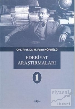 Edebiyat Araştırmaları 1 Mehmed Fuad Köprülü