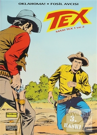 Efsanevi Tex Maceraları Sayı: 4 Maxi Tex 1 ve 2 Oklahoma - Fosil Avcıs