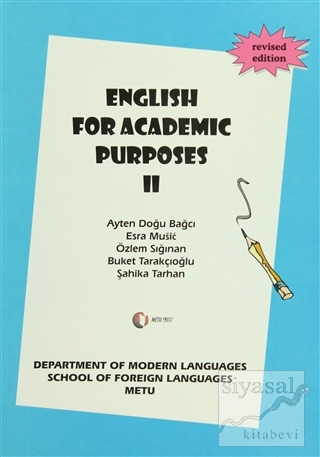 English For Academic Purposes 2 Ayten Doğu Bağcı