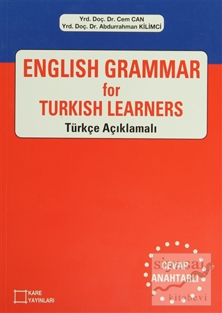 English Grammar for Turkish Learners Türkçe Açıklamalı Cem Can