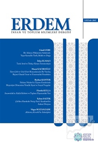 Erdem Atatürk Kültür Merkezi Dergisi Sayı: 68 2015 Kolektif