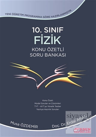 Esen 10. Sınıf Fizik Konu Özetli Soru Bankası Musa Özdemir