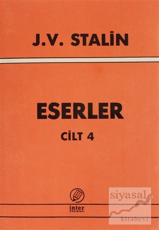 Eserler Cilt: 4 J. V. Stalin