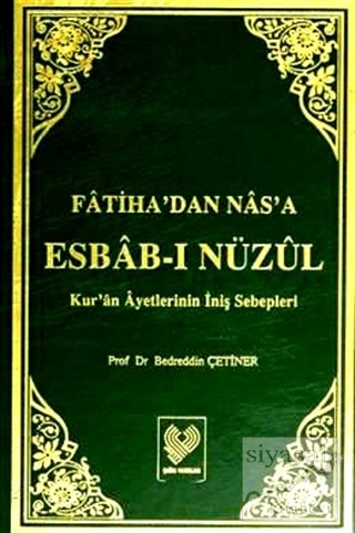 Fatiha'dan Nas'a Esbab-ı Nüzul (2 Cilt Takım) (Ciltli) Bedreddin Çetin
