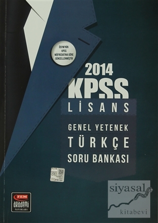 Fem 2014 KPSS Lisans Türkçe Soru Bankası Kolektif