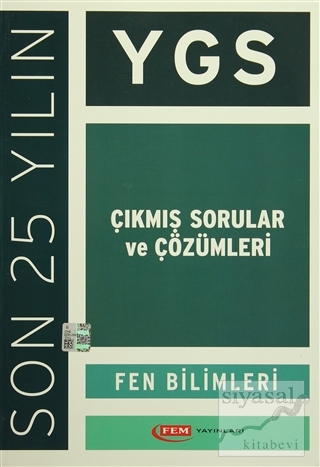 Fem YGS Fen Bilimleri Son 25 Yılın Çıkmış Sorular Ve Çözümleri Kolekti