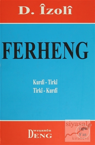 Ferheng Kurdi-Tirki Tirki-Kurdi (Ciltli) D. İzoli