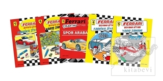 Ferrari Boyama Aktivite Seti 5 Kitap Kolektif