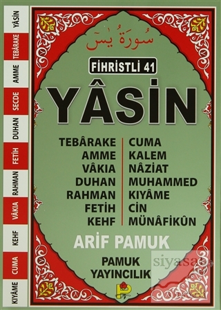 Fihristli 41 Yasin (Yas-111/P13) Arif Pamuk