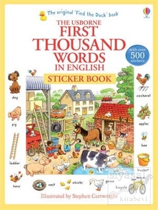 First Thousand Words in English - With Over 500 Stickers Kolektif