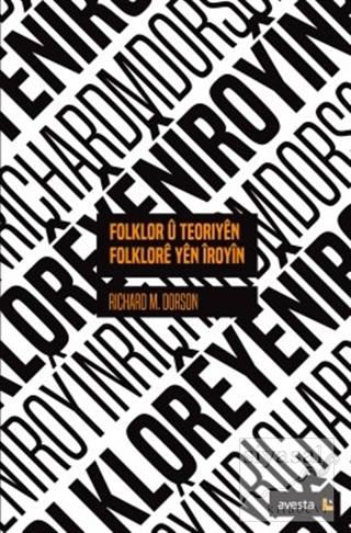 Folklor U Teoriyen Folklore Yen İroyin Richard M. Dorson