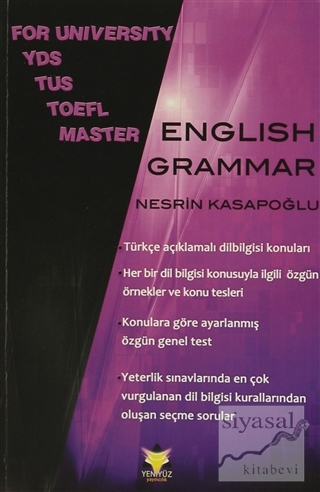For University YDS TUS TOEFL Master English Grammar Nesrin Kasapoğlu