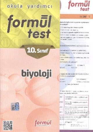 Formül 10. Sınıf Biyoloji Testleri (Yaprak Testler) Komisyon