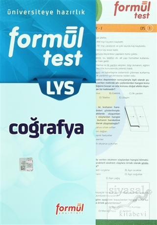 Formül LYS Coğrafya Yaprak Test (Ciltli) Kolektif