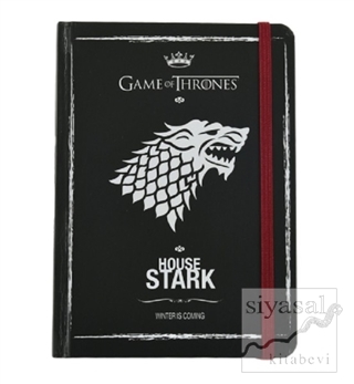 Game of Thrones Defter 9x14 Sert Kapak 99 Yaprak Stark