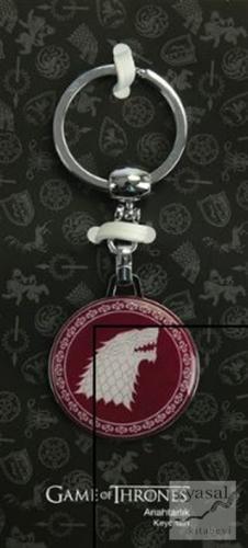 Game Of Thrones Tekli Anahtarlık - Bordo Stark