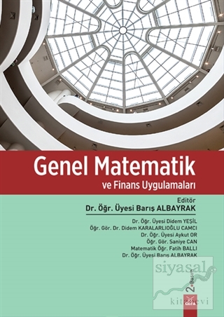 Genel Matematik ve Finans Uygulamaları Kolektif