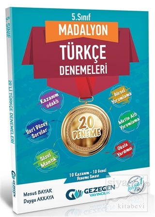 Gezegen Yayınları 5. Sınıf Türkçe Madalyon 20 Deneme Kolektif