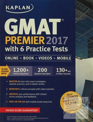 Gmat Premıer 2017 With 6 Practice Tests Kolektif