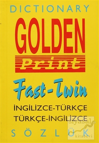 Golden Print Fast - Twin İngilizce-Türkçe Türkçe-İngilizce Sözlük Kole