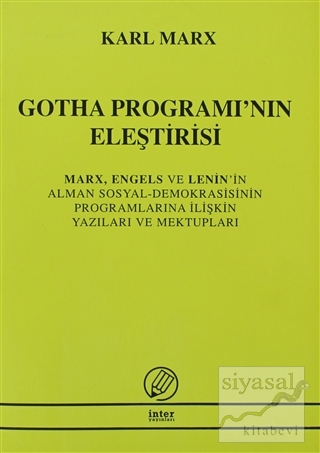 Gotha Programını'nın Eleştirisi Karl Marx