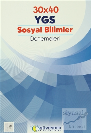 Güvender - 30x40 YGS Sosyal Bilimler Denemeleri Kolektif