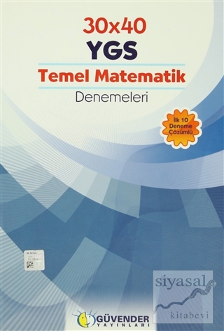 Güvender - 30x40  YGS Temel Matematik Denemeleri