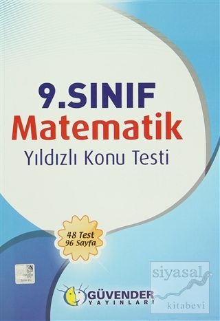 Güvender - 9. Sınıf Matematik Yıldızlı Konu Testi