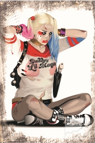 Harley Quinn Beyaz Poster