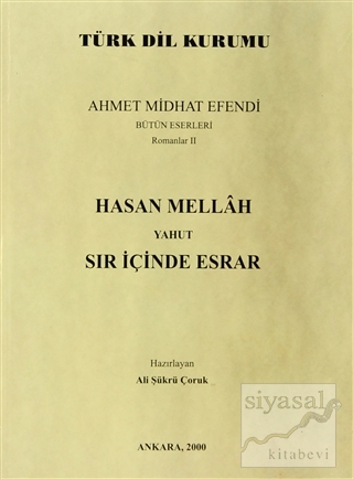 Hasan Mellah Yahut Sır İçinde Esrar Ahmet Mithat