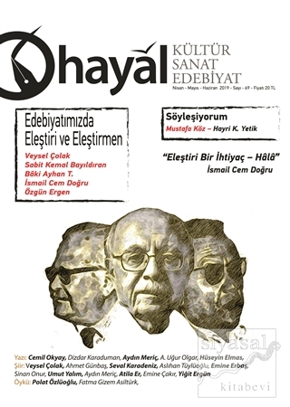Hayal Kültür Sanat ve Edebiyat Dergisi Sayı: 69 (Nisan-Mayıs-Haziran) 