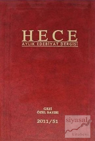 Hece Aylık Edebiyat Dergisi Gezi Özel Sayısı: 22 - 174/175/176 (Ciltli
