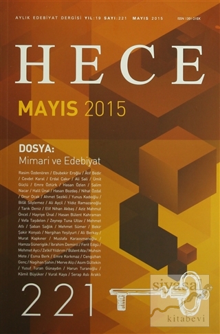 Hece Aylık Edebiyat Dergisi Sayı: 221 - Mayıs 2015 Kolektif