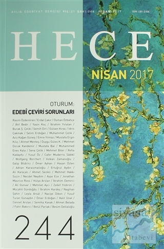 Hece Aylık Edebiyat Dergisi Sayı: 244 - Nisan 2017 Kolektif