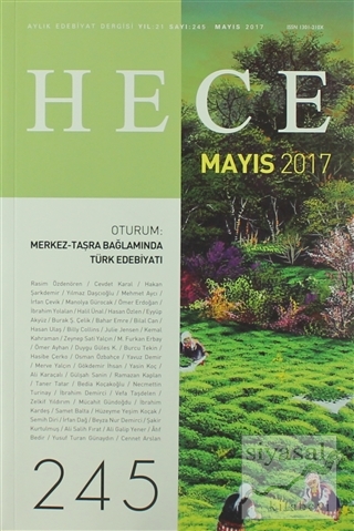 Hece Aylık Edebiyat Dergisi Sayı: 245 - Mayıs 2017 Kolektif